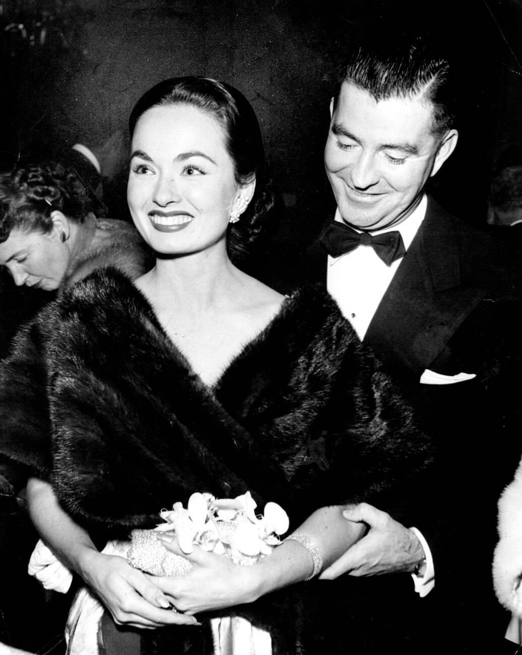 Ann Blyth And Dr. Mcnulty, 1953.