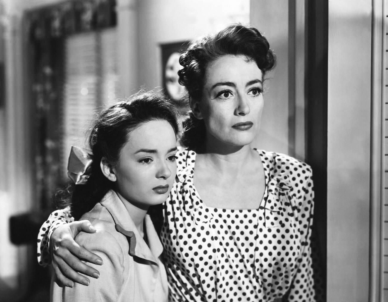 Ann Blyth And Joan Crawford In &Amp;Quot;Mildred Pierce&Amp;Quot;, 1945.