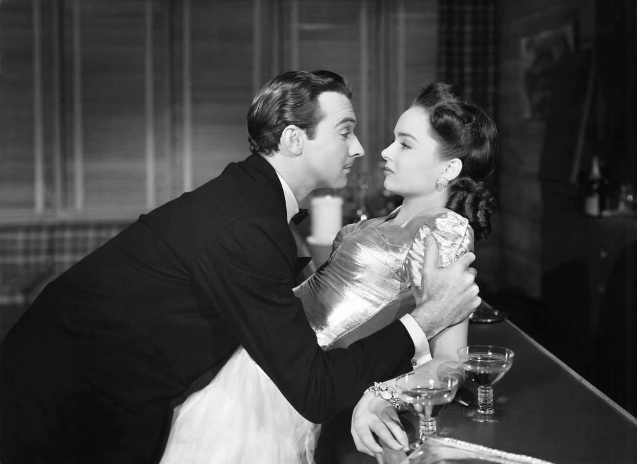 Zachary Scott And Ann Blyth In &Amp;Quot;Mildred Pierce&Amp;Quot;, 1945.