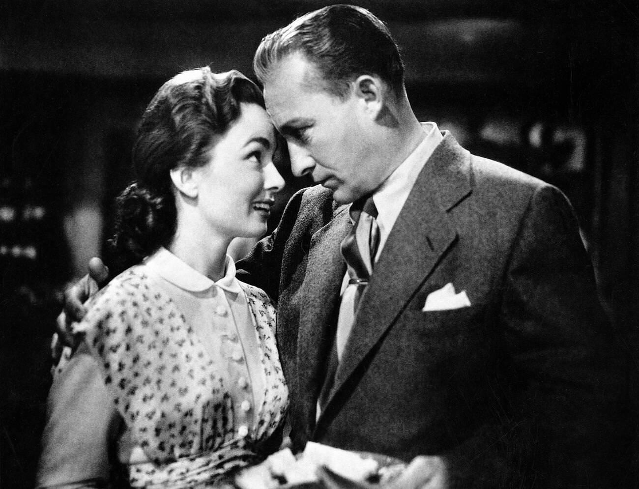 Ann Blyth And Bing Crosby On The Set Of &Amp;Quot;Top O' The Morning&Amp;Quot;, 1949.