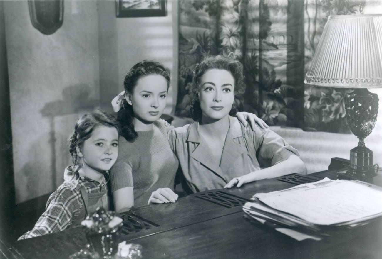 Joan Marlowe, Ann Blyth, And Joan Crawford In &Amp;Quot;Mildred Pierce&Amp;Quot;, 1945.