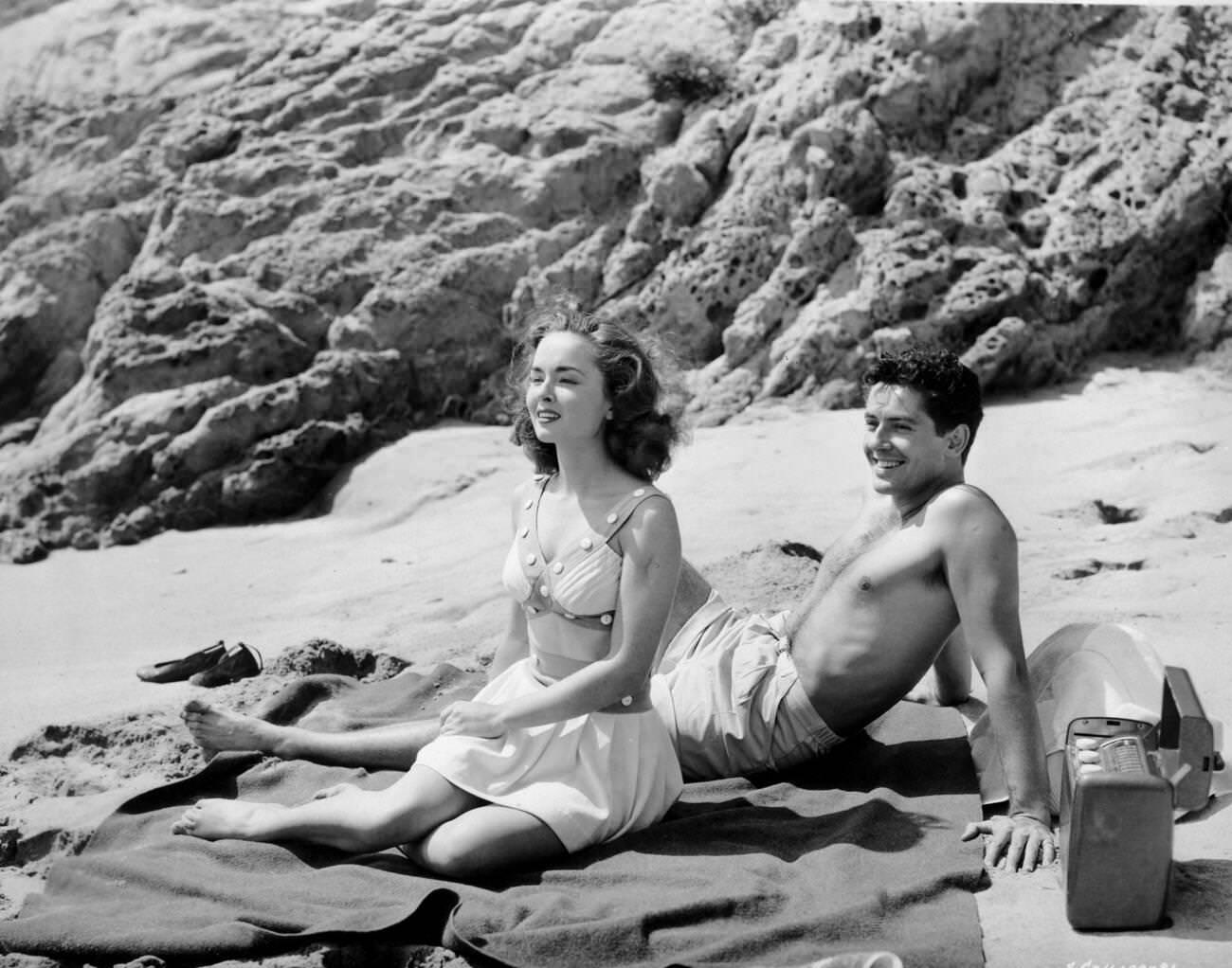 Ann Blyth And Farley Granger In &Amp;Quot;Our Very Own&Amp;Quot;, 1950.