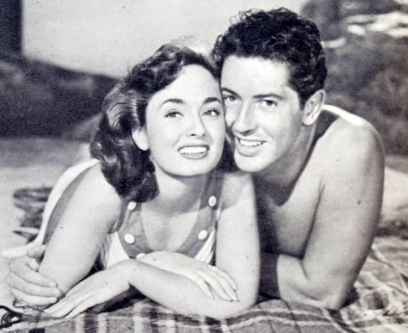 Ann Blyth And Farley Granger On The Set Of &Amp;Quot;Our Very Own&Amp;Quot;, 1950.