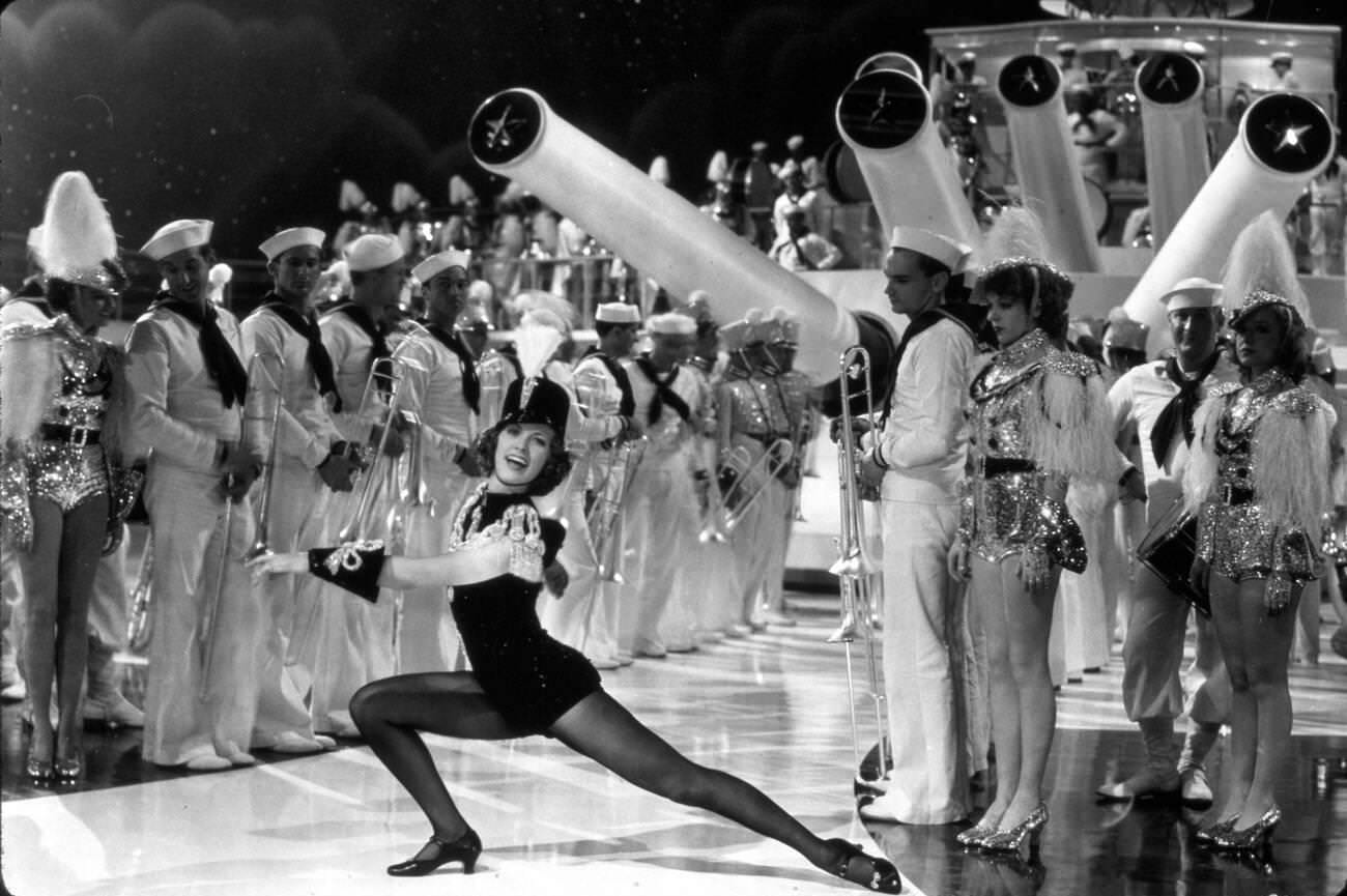 Dancing Ladies, Eleanor Powell, Dancing, Singing, And Show Girls, ‘Born To Dance’, 1936.