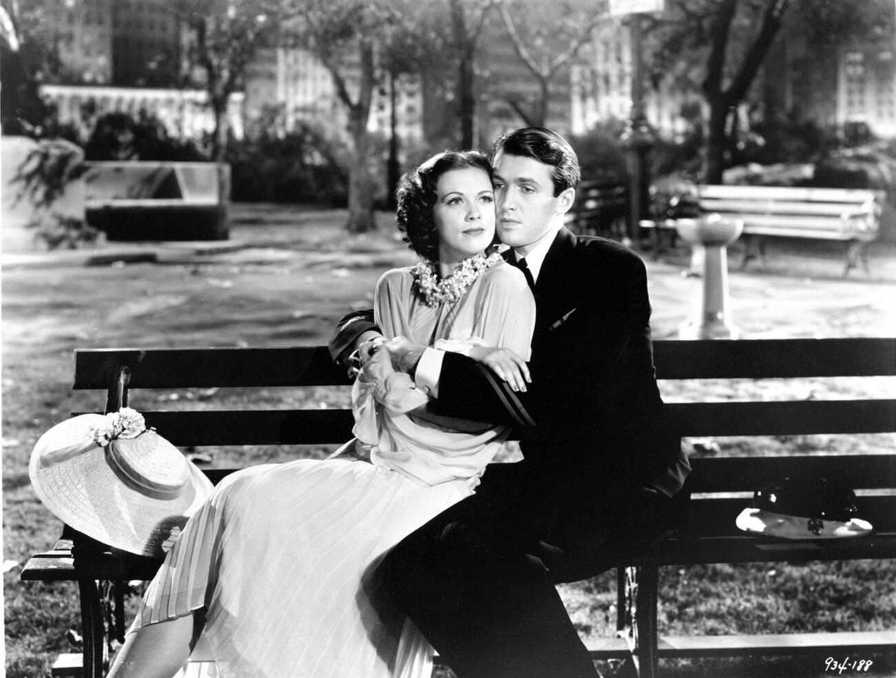 Eleanor Powell And James Stewart In ‘Born To Dance’, 1936.