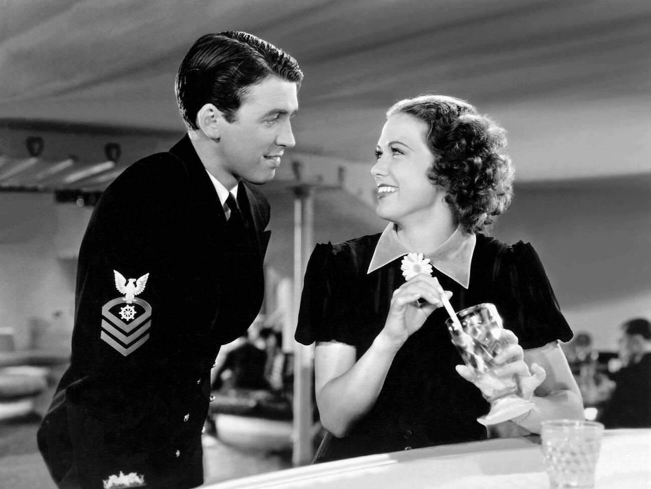 James Stewart And Eleanor Powell In ‘Born To Dance’, 1936.