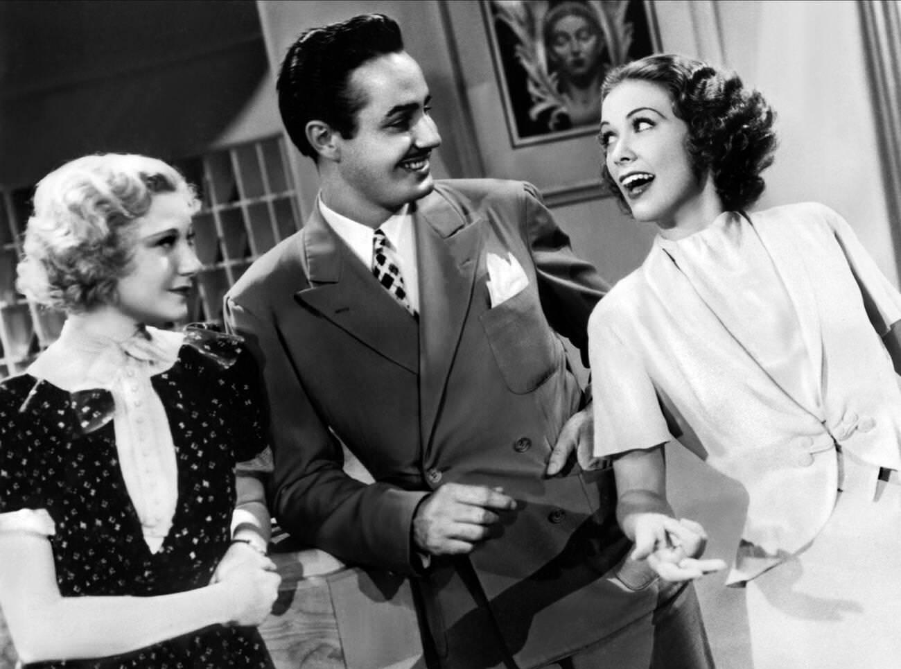 Una Merkel, Alan Dinehart, And Eleanor Powell In ‘Born To Dance’, 1936.