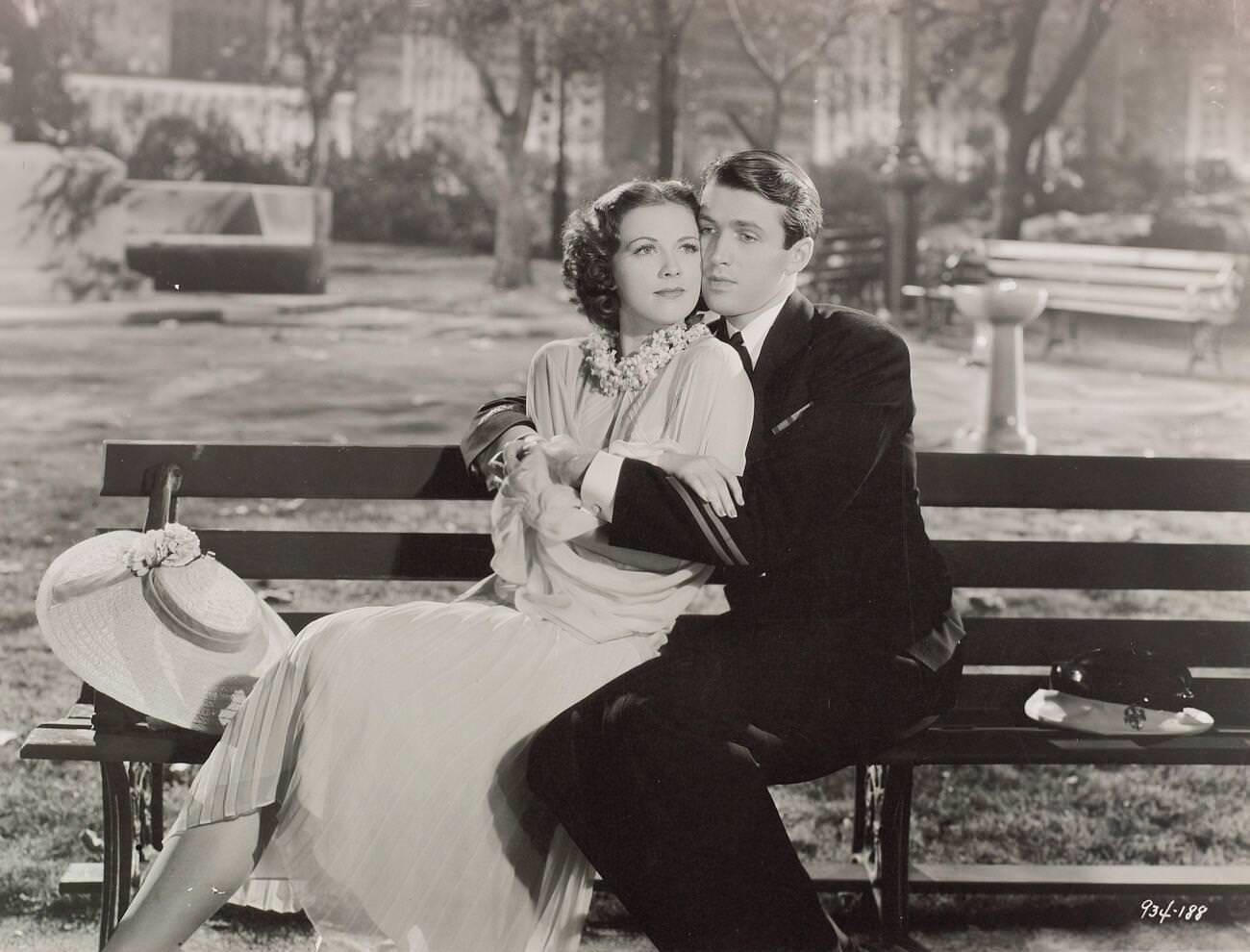 James Stewart And Eleanor Powell In ‘Born To Dance’, 1936.