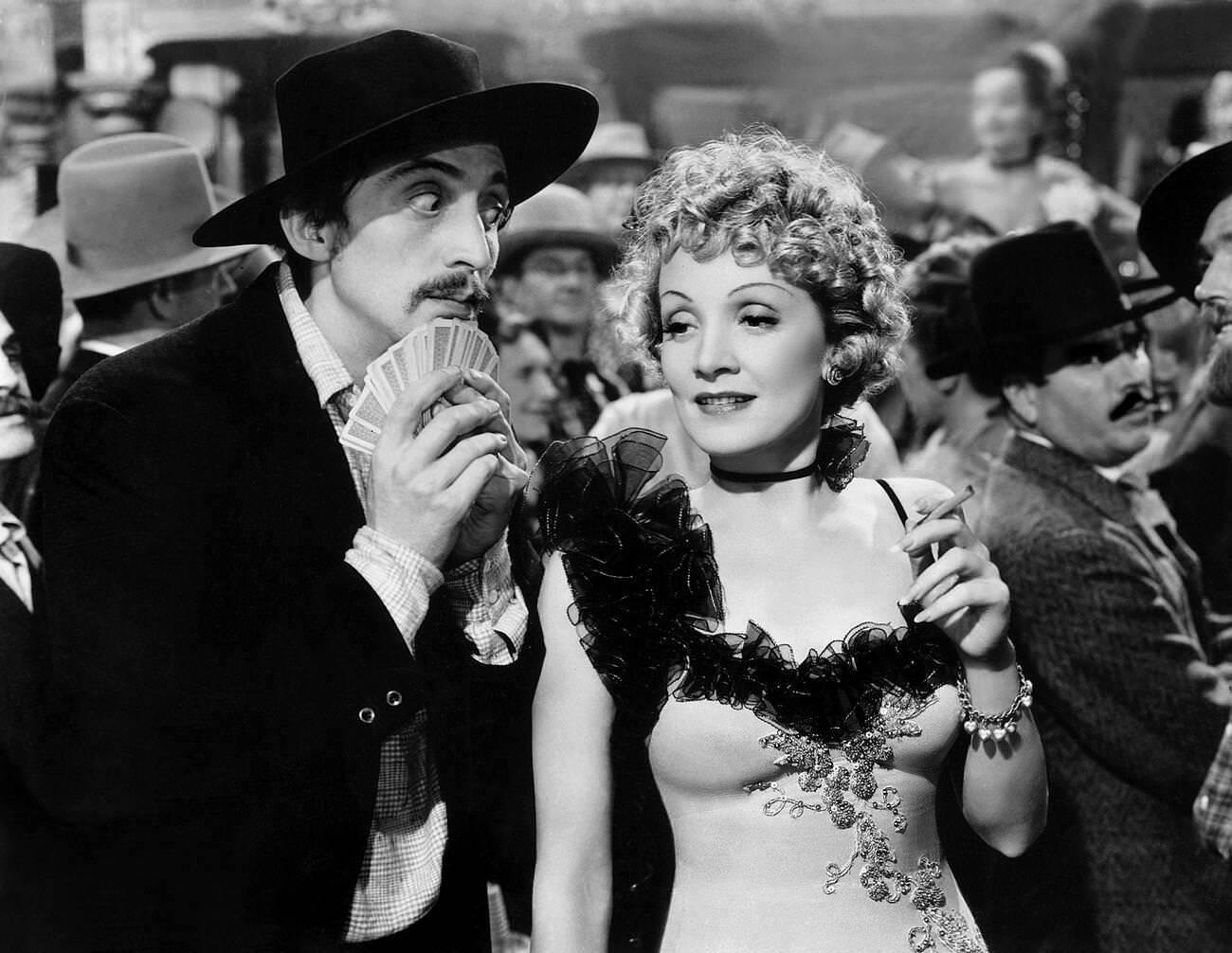Marlene Dietrich In ‘Destry Rides Again’, 1939.