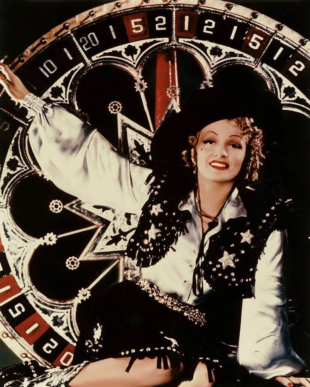 Marlene Dietrich In ‘Destry Rides Again’, 1939.