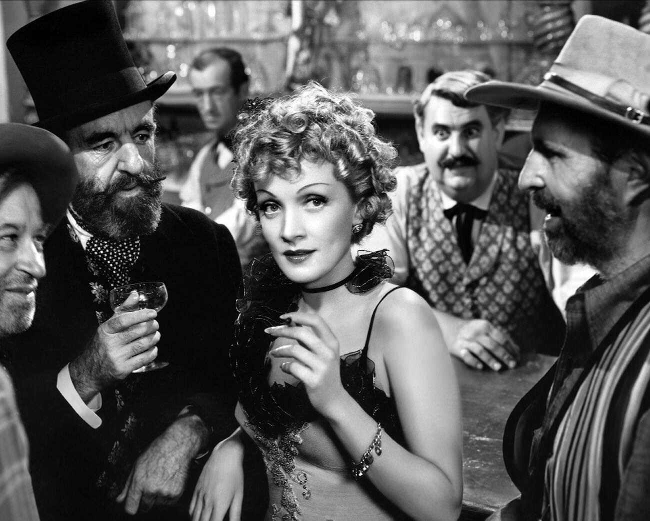 Marlene Dietrich In ‘Destry Rides Again’, 1939.