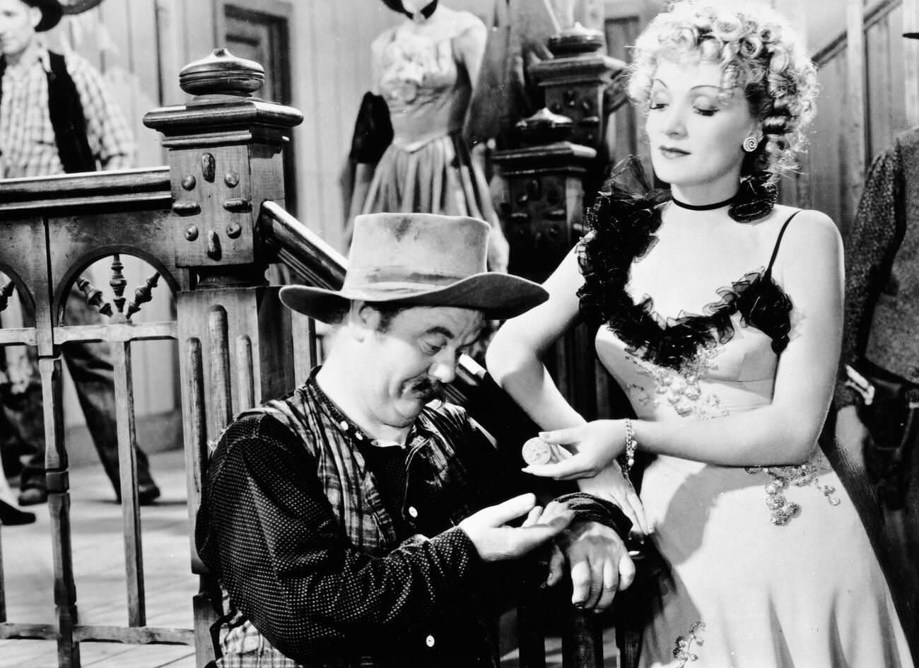 Marlene Dietrich In ‘Destry Rides Again’, 1939.