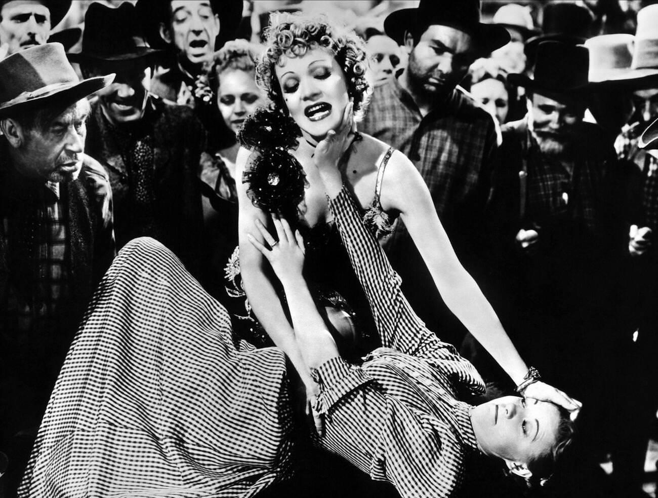 Marlene Dietrich In ‘Destry Rides Again’, 1939.