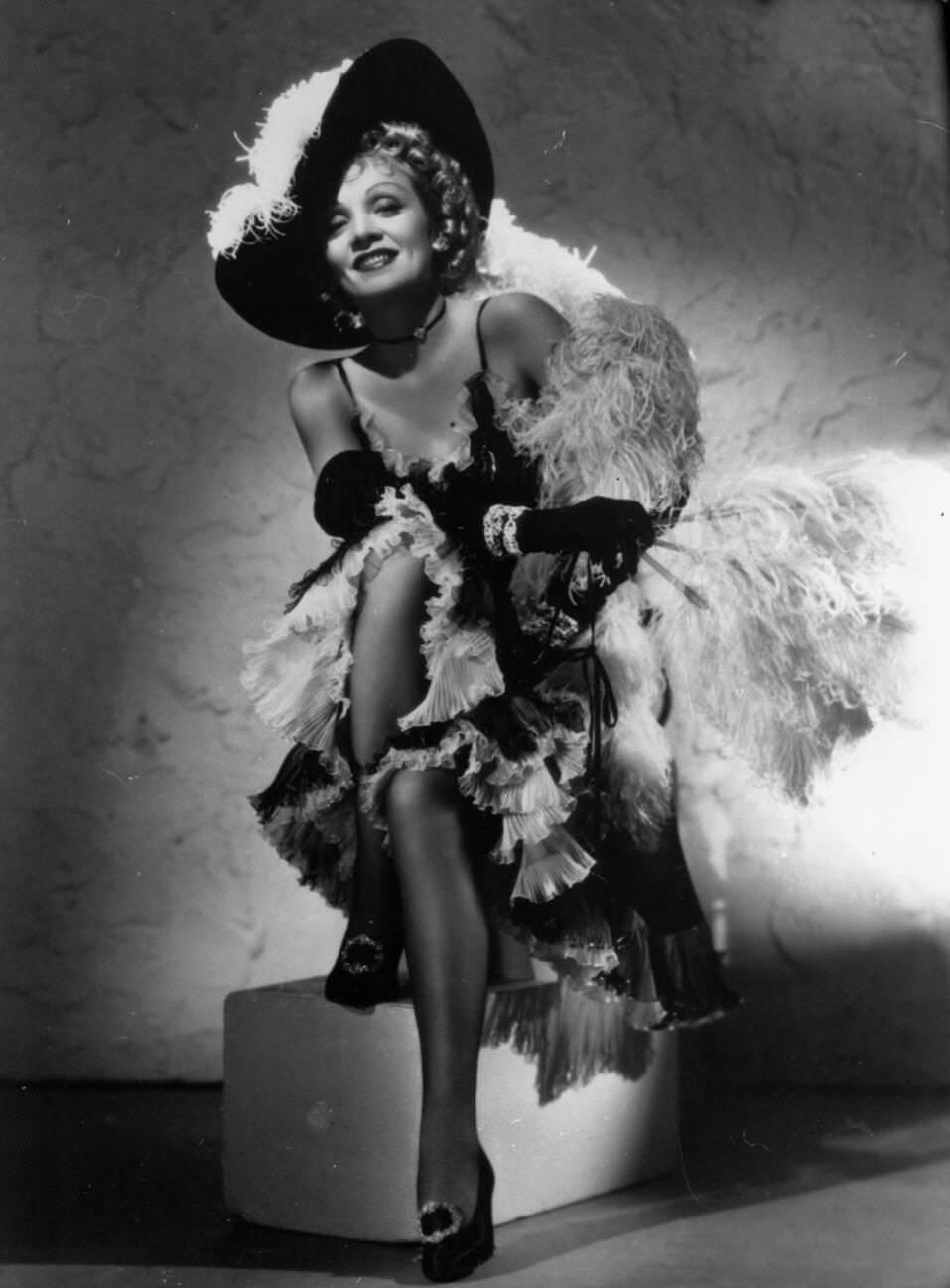 Marlene Dietrich In ‘Destry Rides Again’, 1939.