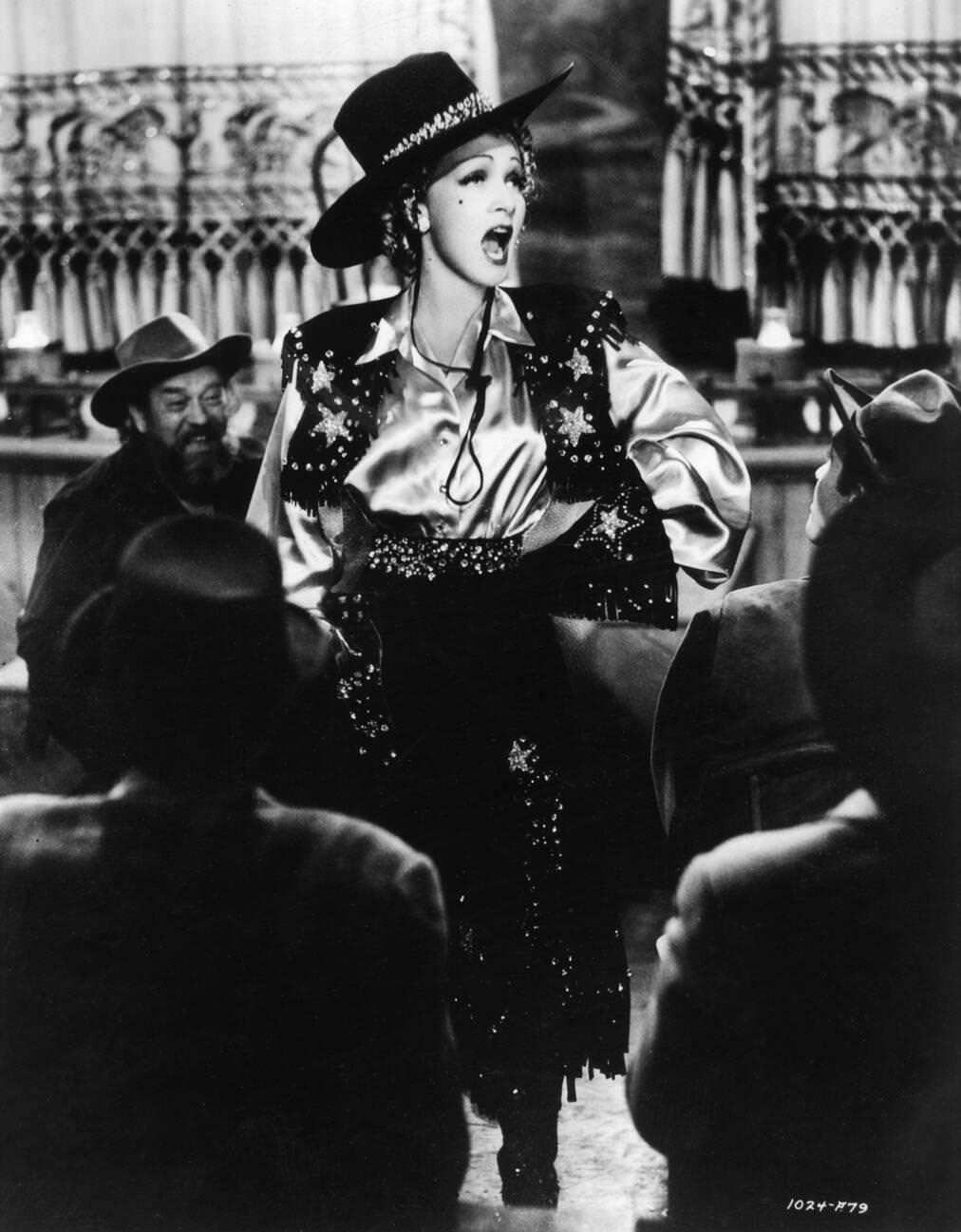 Marlene Dietrich In ‘Destry Rides Again’, 1939.