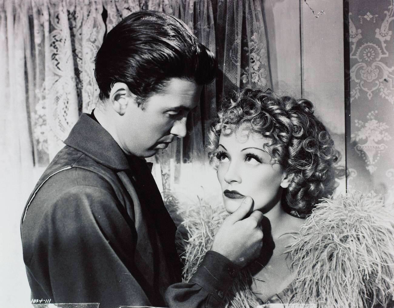 James Stewart And Marlene Dietrich In ‘Destry Rides Again’, 1939.