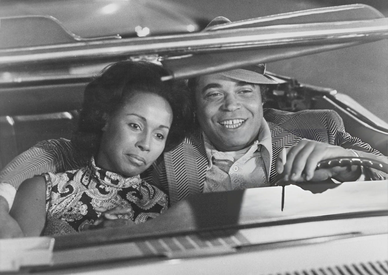 James Earl Jones And Diahann Carroll In A Scene From The Movie 'Claudine', 1974.