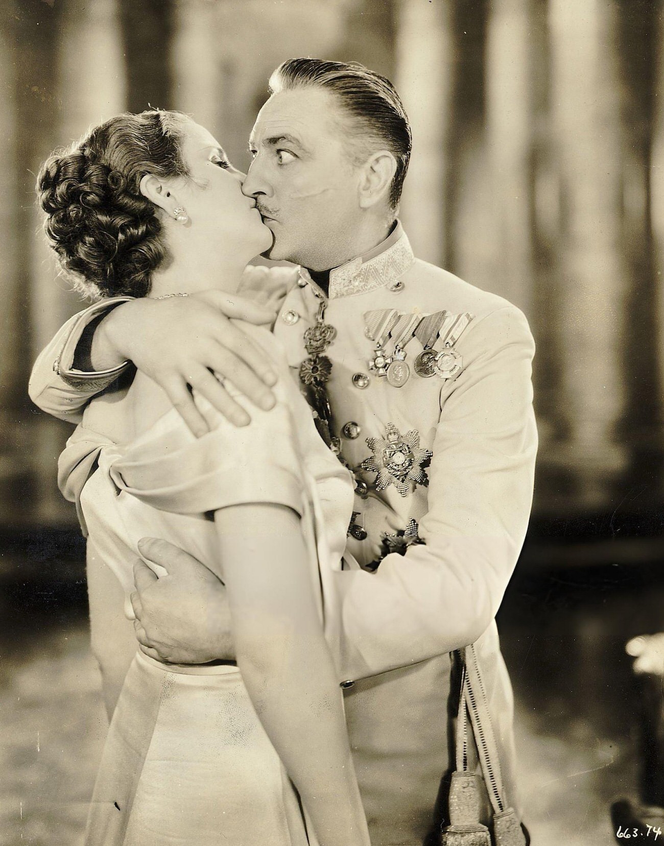 John Barrymore And Diana Wynyard In 'Reunion In Vienna', 1933