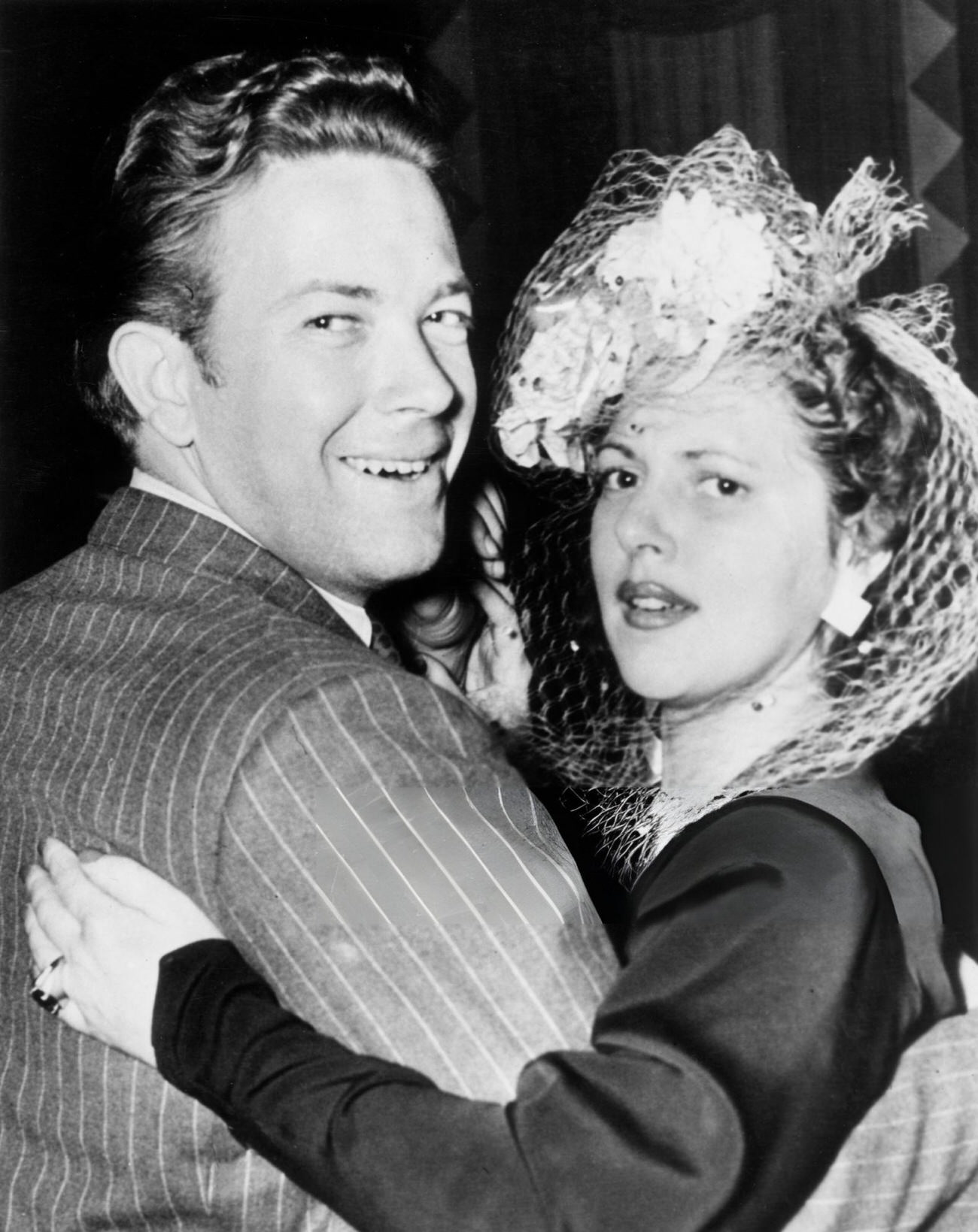 Diana Barrymore And Her Fiancé John Howard, 1947
