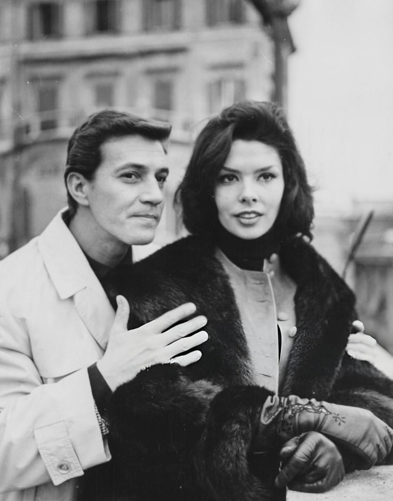 Gloria Paul And Louis Piloni During A Visit To Rome, 1963.