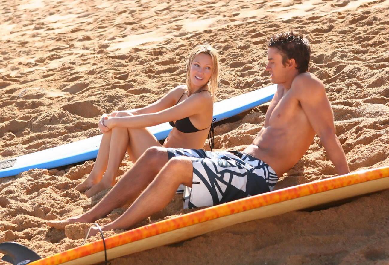 Heather Locklear And Robert Buckley In The Tv Film &Amp;Quot;Flirting With Forty&Amp;Quot;, 2008.