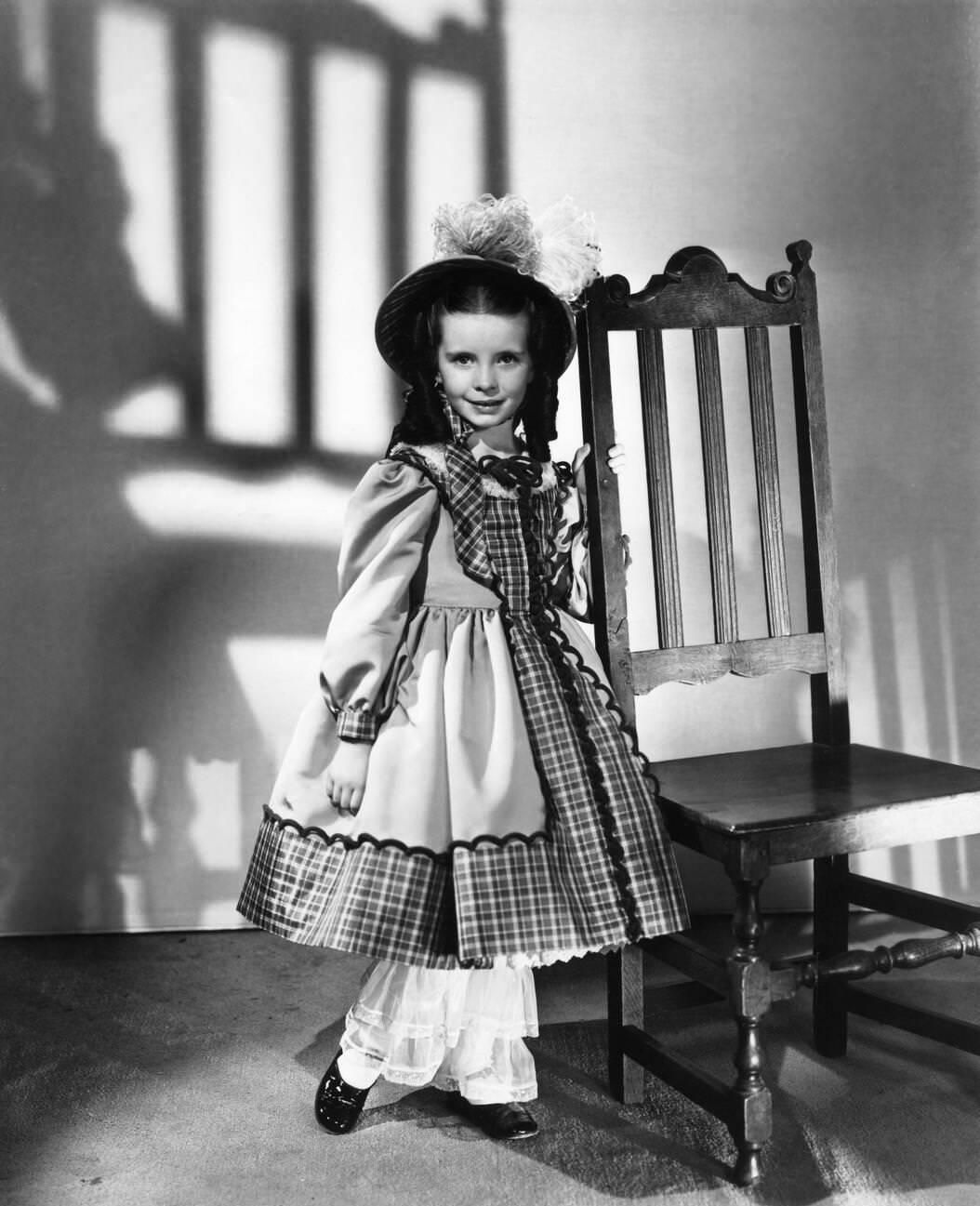 Margaret O'Brien As Adele In ‘Jane Eyre’, 1943.