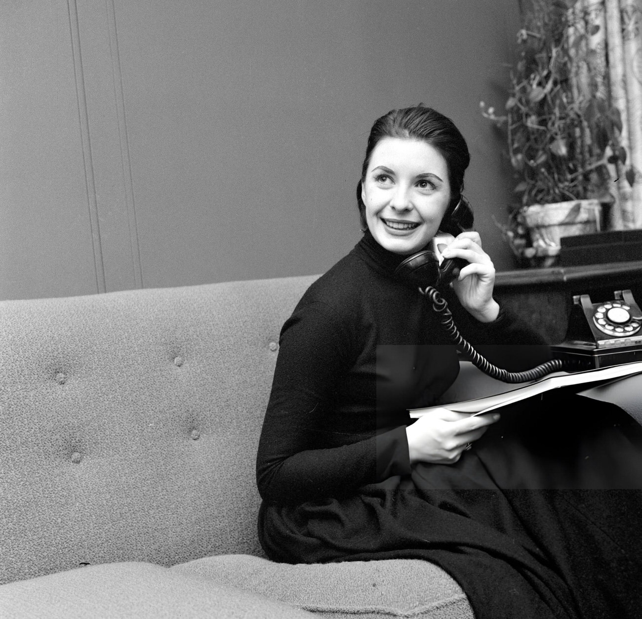 Margaret O'Brien Preparing For ‘Studio One’, 1958.
