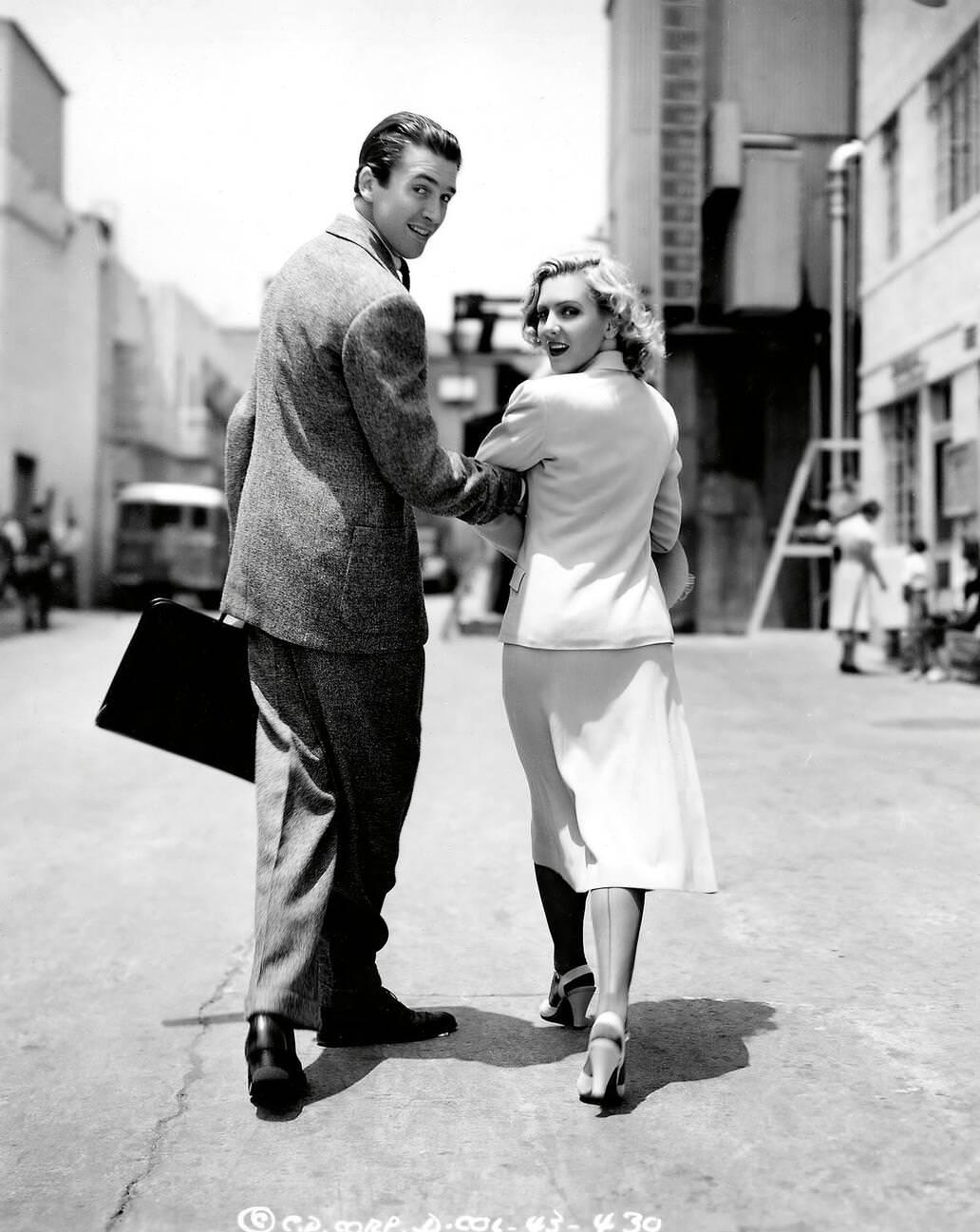 James Stewart And Jean Arthur In ‘Mr. Smith Goes To Washington’, 1939.