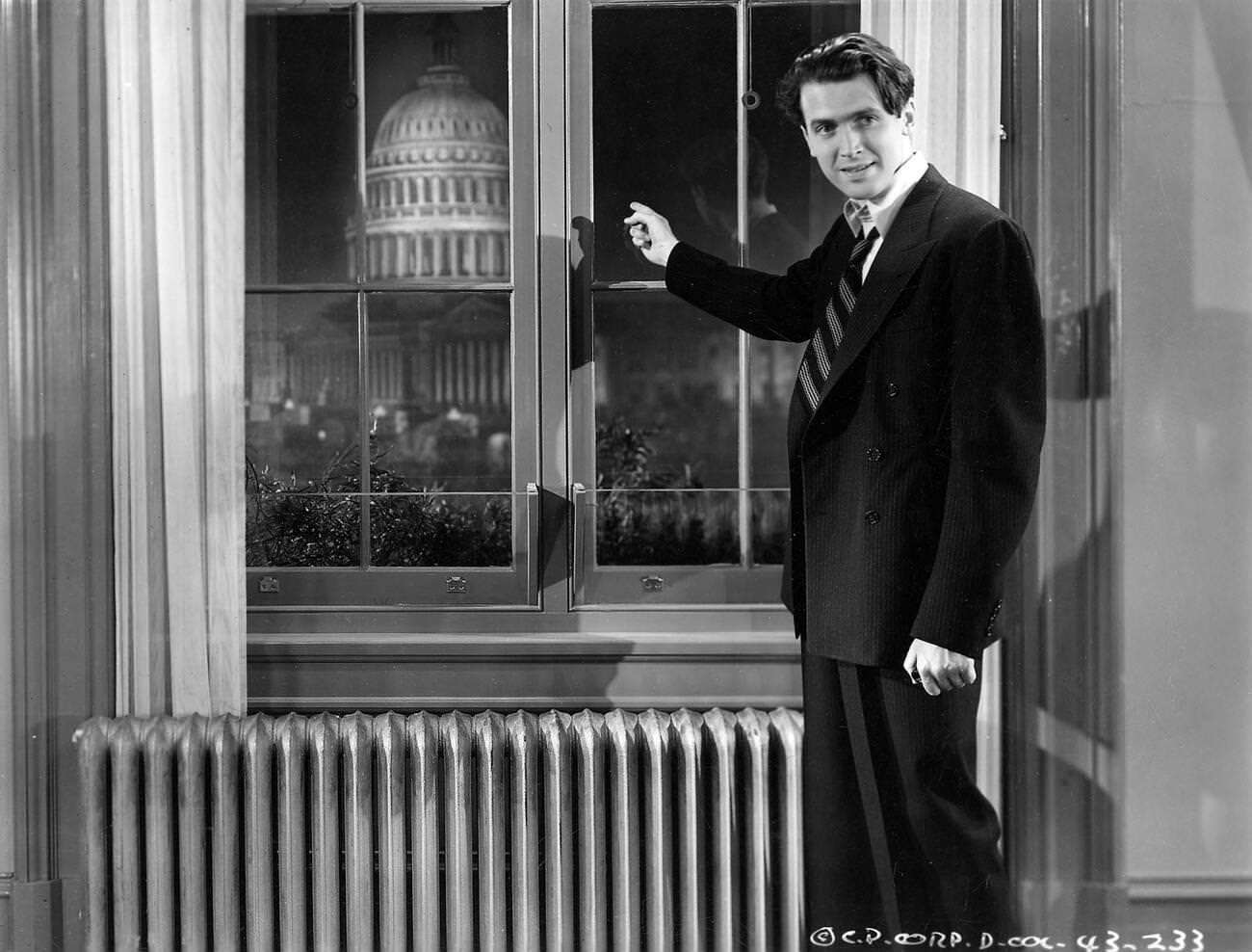 James Stewart In ‘Mr. Smith Goes To Washington’, 1939.