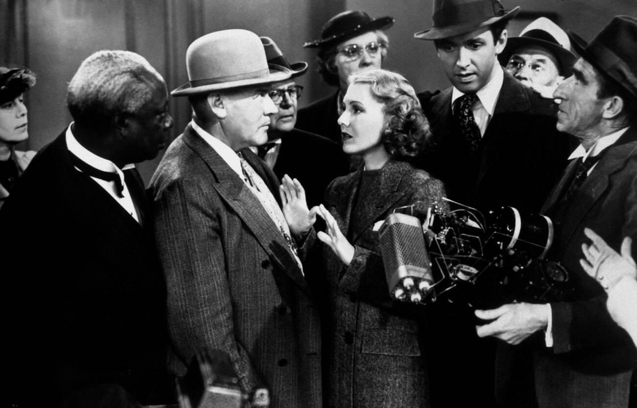 Jean Arthur And James Stewart In ‘Mr. Smith Goes To Washington’, 1939.