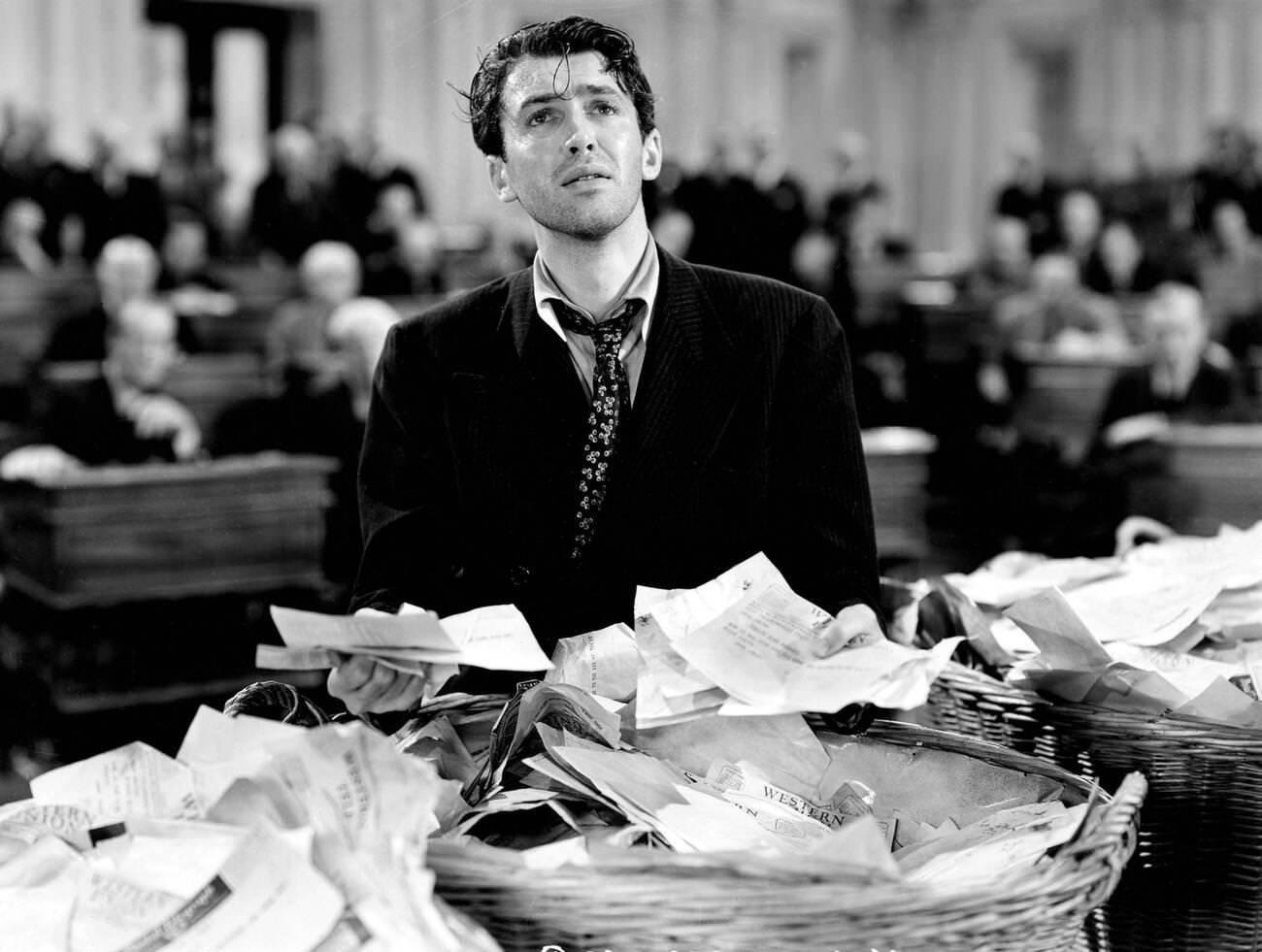 James Stewart In ‘Mr. Smith Goes To Washington’, 1939.