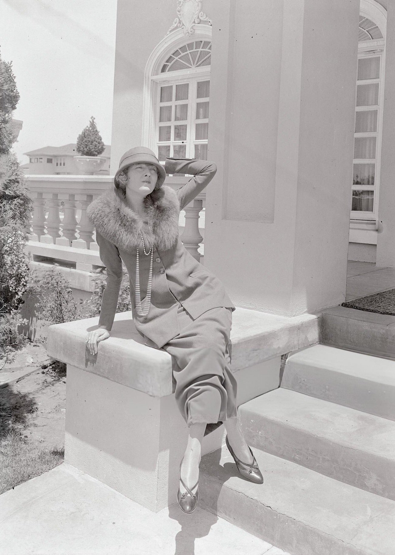 Peggy Hopkins Joyce Posing In California, 1920S.