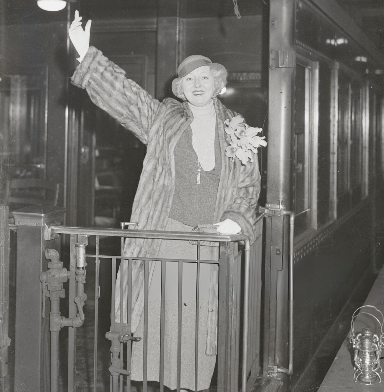 Peggy Hopkins Joyce Bids Goodbye To New York, 1920S.