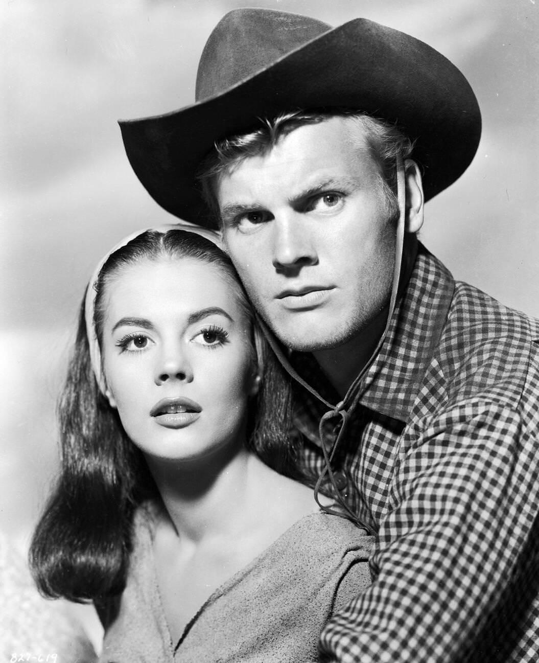 Tab Hunter And Natalie Wood In &Amp;Quot;The Burning Hills&Amp;Quot;, 1956.
