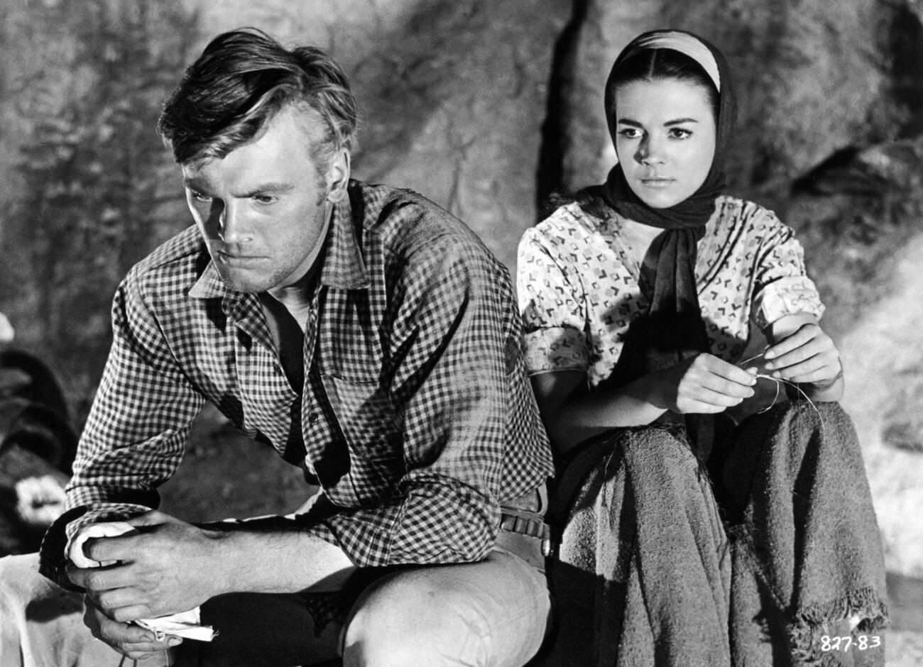 Tab Hunter And Natalie Wood In &Amp;Quot;The Burning Hills&Amp;Quot;, 1956.