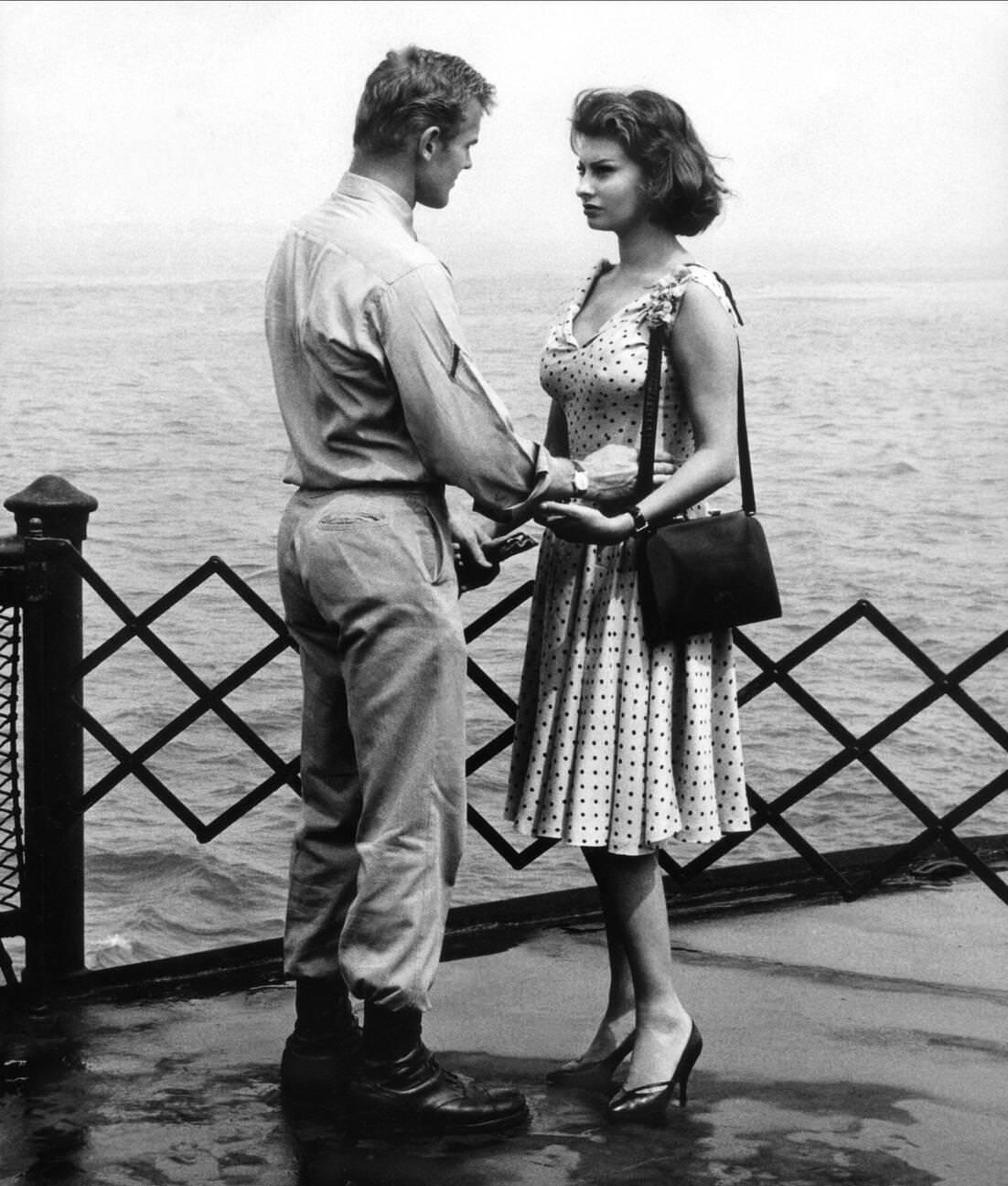 Tab Hunter And Sophia Loren In &Amp;Quot;That Kind Of Woman&Amp;Quot;, 1959.