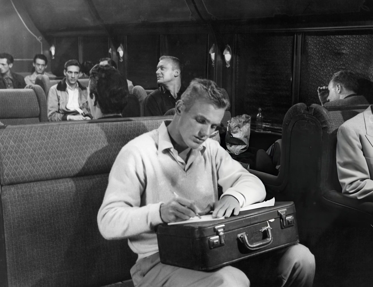 Tab Hunter In A Scene From &Amp;Quot;Battle Cry&Amp;Quot;, 1955.