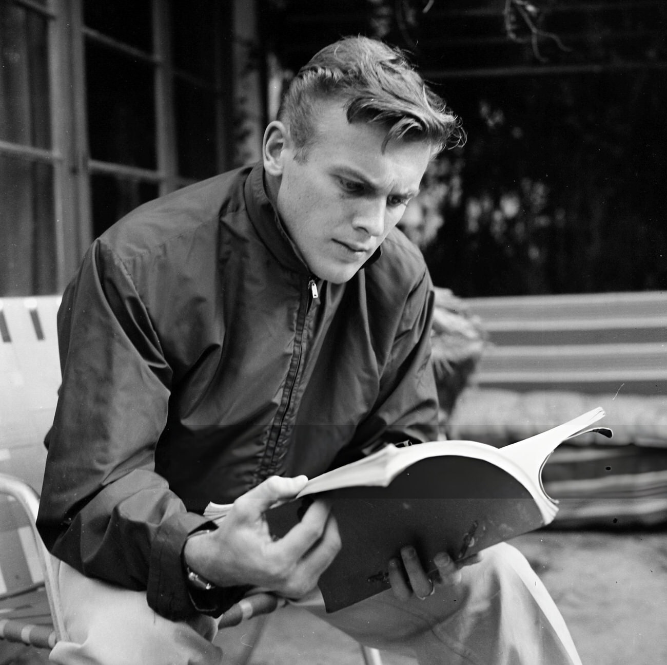 Tab Hunter At Home In Los Angeles, 1955.
