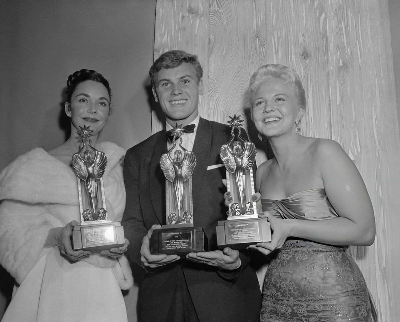 Jennifer Jones, Tab Hunter, And Peggy Lee, 1955.
