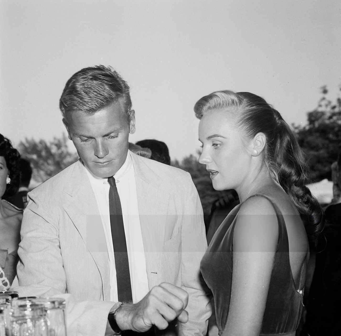 Tab Hunter And Molly Bee, 1957.