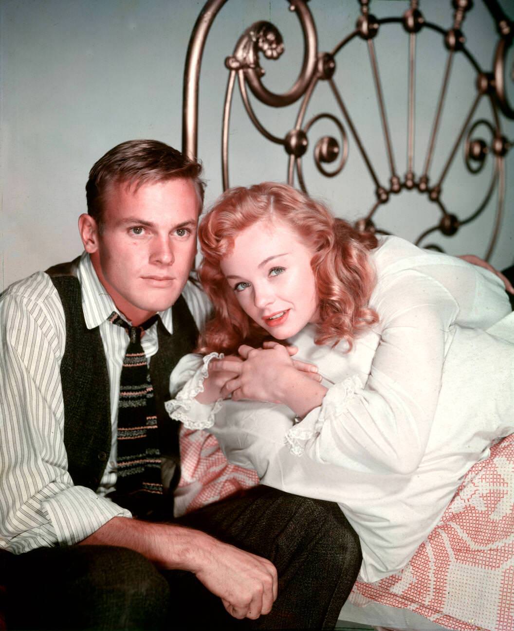 Tab Hunter And Etchika Choureau In &Amp;Quot;Lafayette Escadrille&Amp;Quot;, 1958.