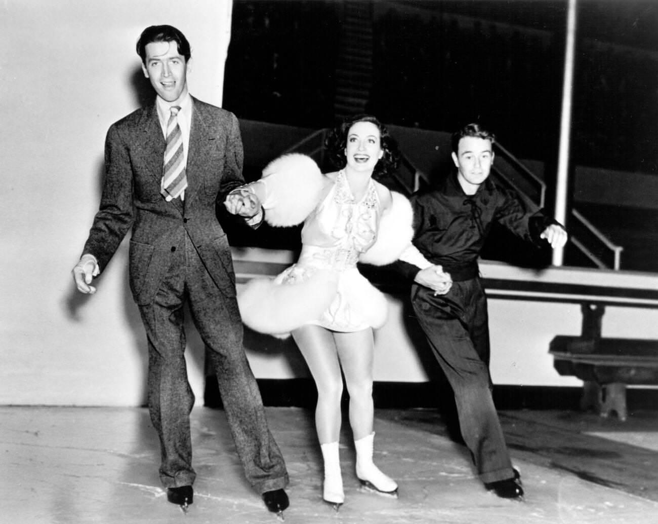 Joan Crawford As Mary Mckay And James Stewart As Larry Hall In 'The Ice Follies', 1939