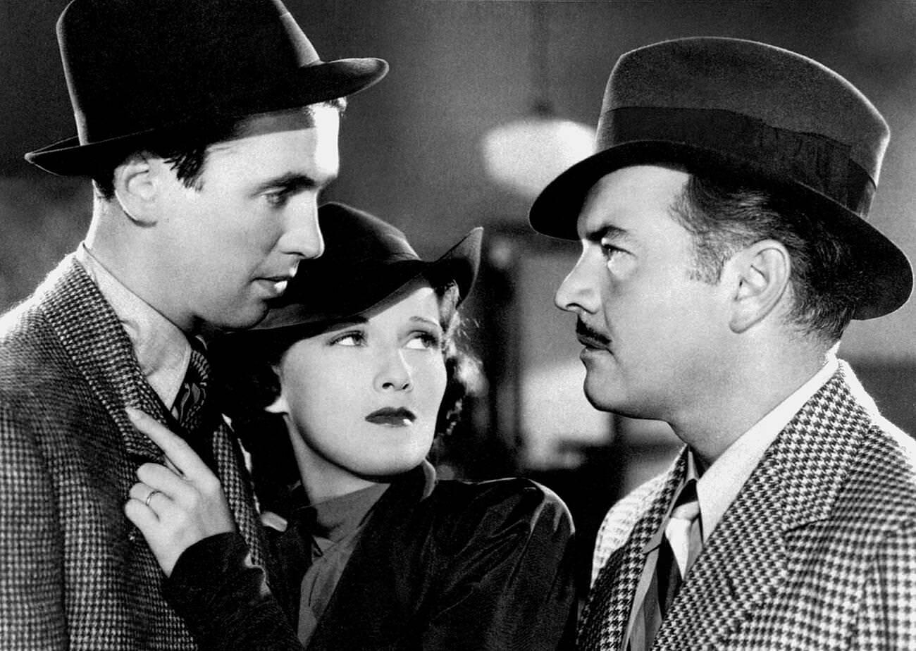 James Stewart, Rose Stradner, And Sidney Blackmer In ‘The Last Gangster’, 1937.