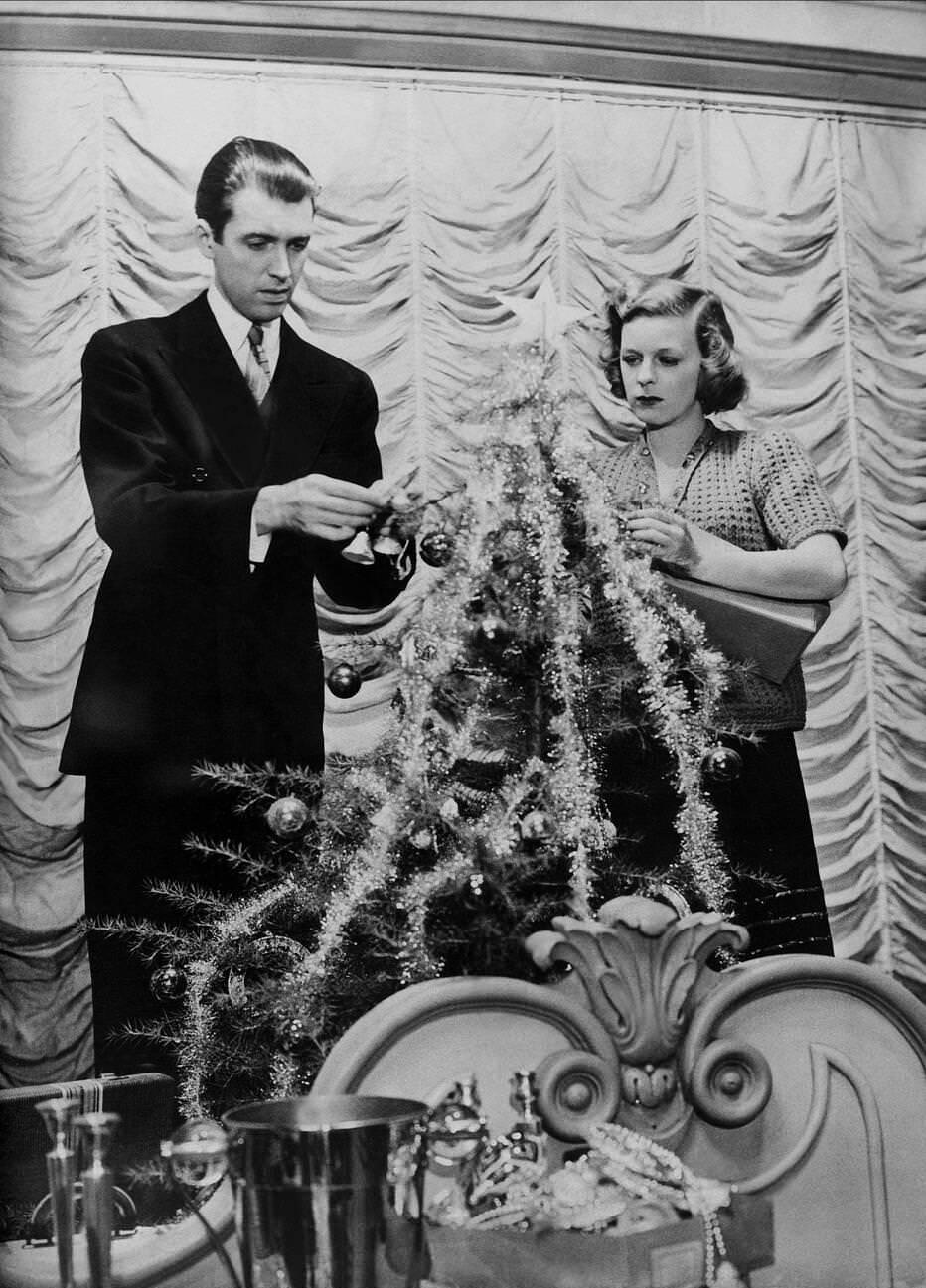 James Stewart And Margaret Sullavan In 'The Shop Around The Corner', 1940.