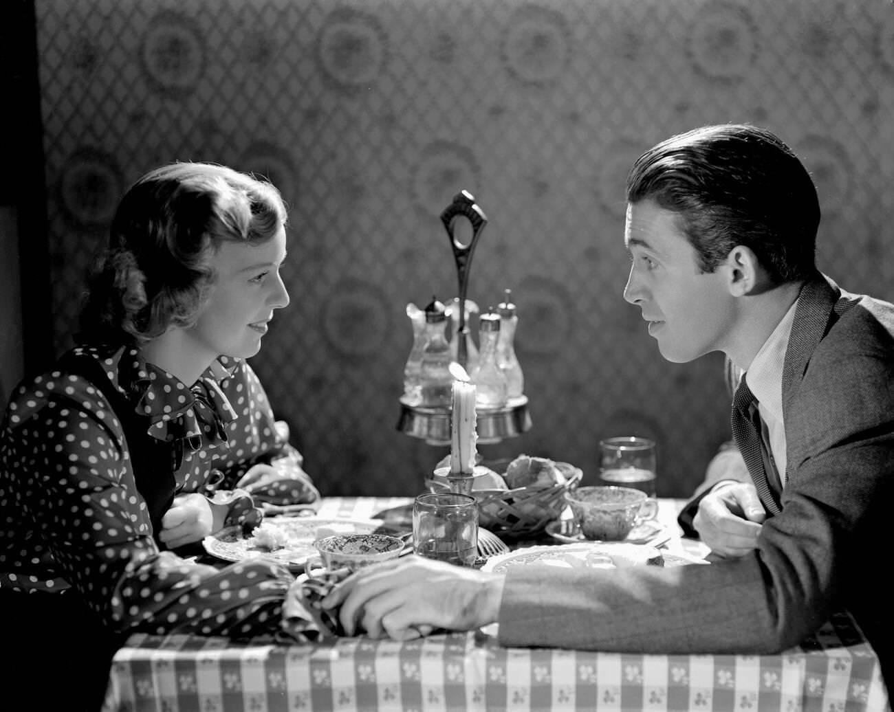 Margaret Sullavan And James Stewart In 'The Shop Around The Corner', 1940.