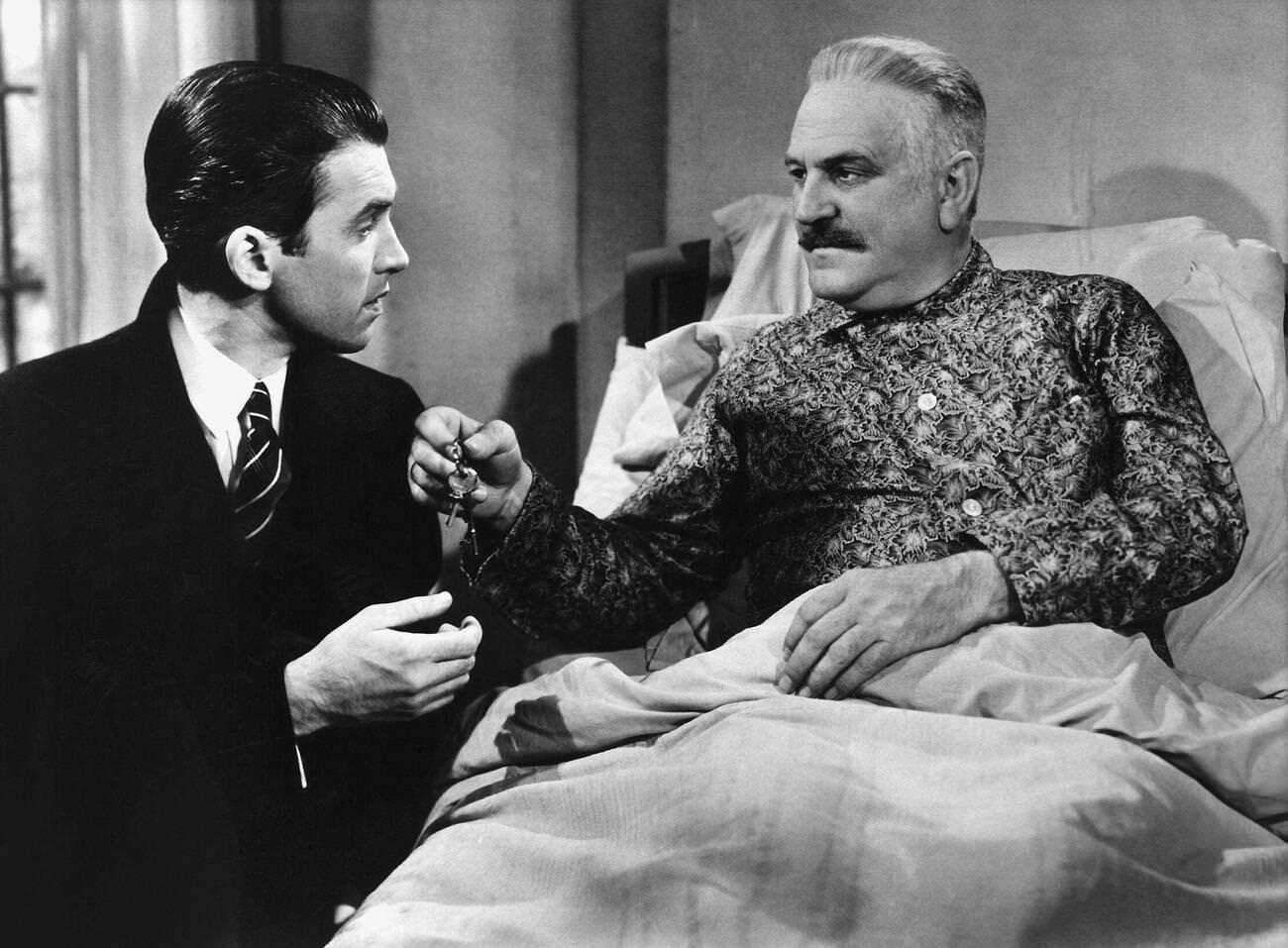 James Stewart And Frank Morgan In 'The Shop Around The Corner', 1940.