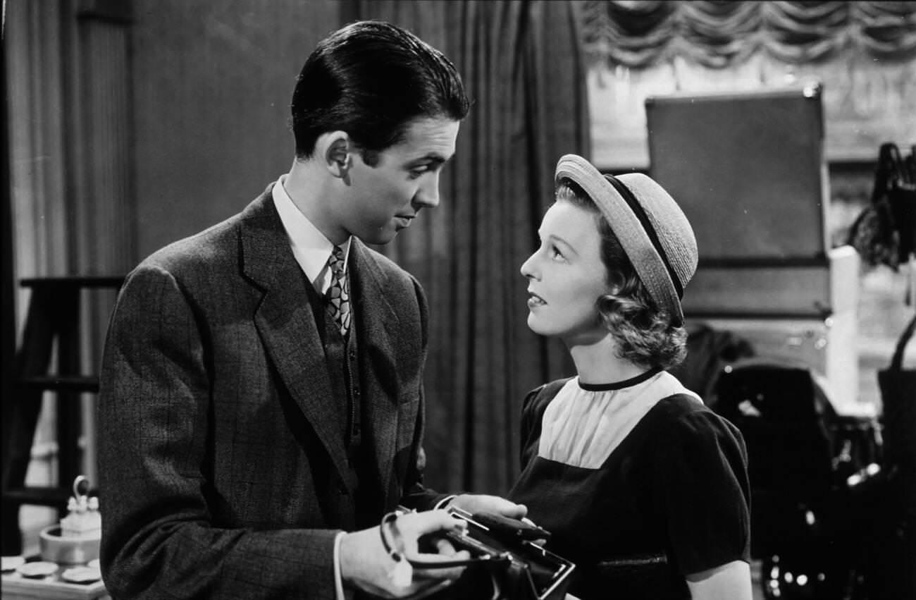 James Stewart And Margaret Sullavan In 'The Shop Around The Corner', 1940.