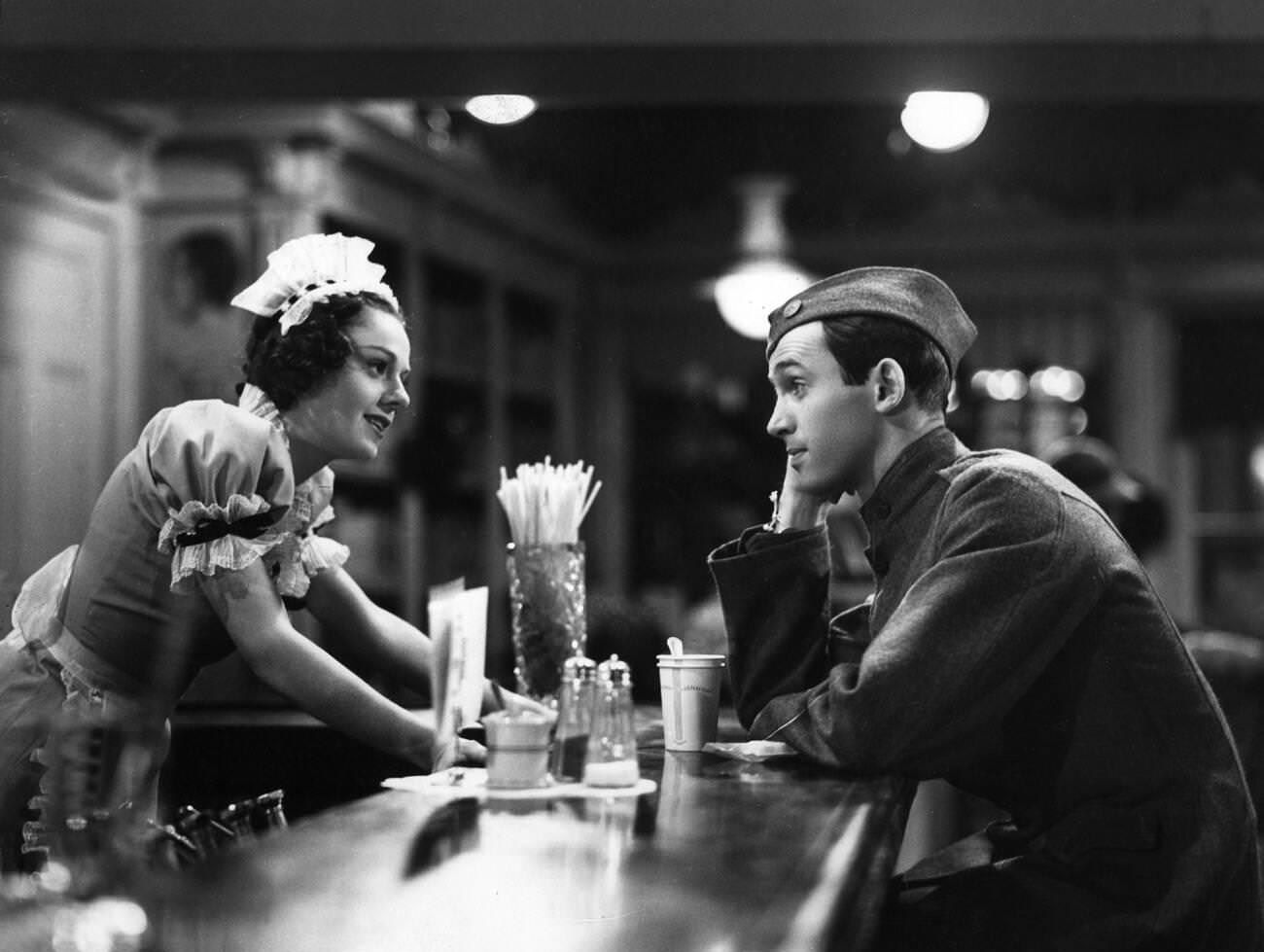 James Stewart In 'The Shopworn Angel', 1938.