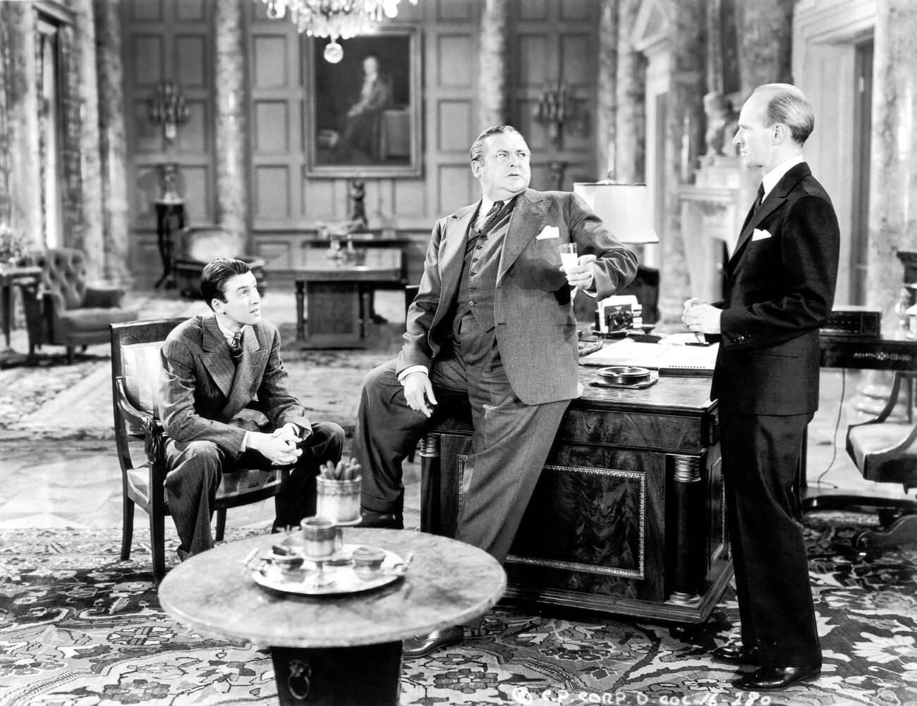 James Stewart And Lionel Barrymore In &Amp;Quot;You Can'T Take It With You&Amp;Quot;, 1938.