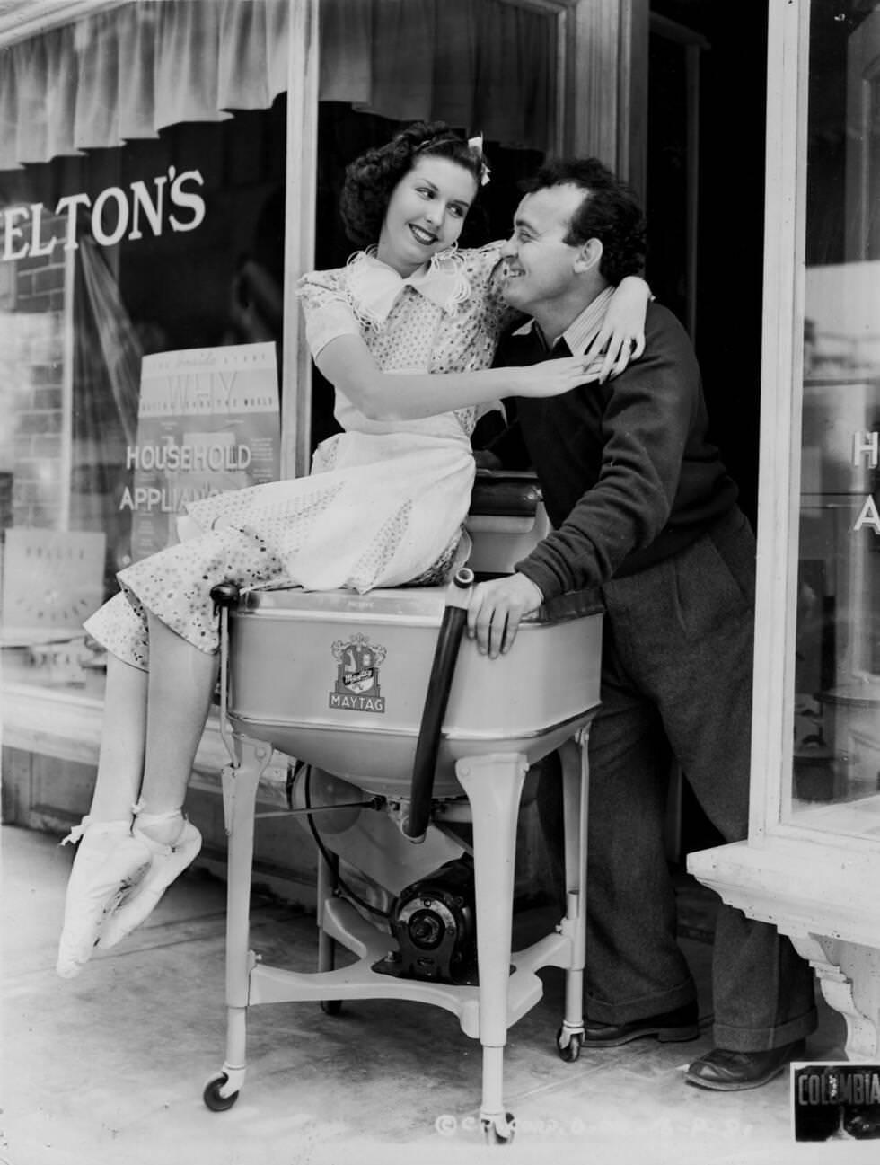 Ann Miller And Mischa Auer In &Amp;Quot;You Can'T Take It With You&Amp;Quot;, 1938.